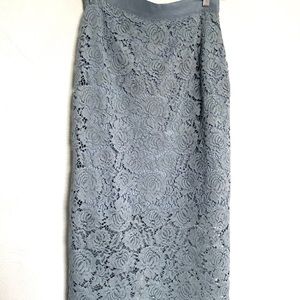 H&M lace pencil skirt